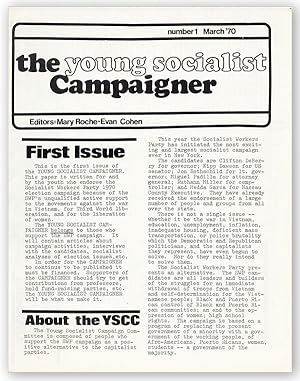 The Young Socialist Campaigner. Number 1, March '70 [All Published]
