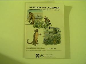 Mappe mit 10 Infoblättern zur Ausstellung im Besucherzentrum des Nationalparks Unteres Odertal,