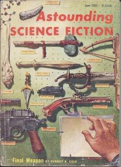 Imagen del vendedor de ASTOUNDING Science Fiction: June 1955 ("The Long Way Home") a la venta por Books from the Crypt