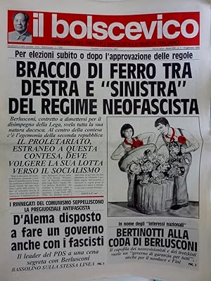IL BOLSCEVICO Organo del Partito Marxista - Leninista Italiano Anno XIX N.° 1 12 Gennaio 1995
