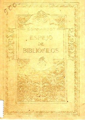 Bild des Verkufers fr Espejo de bibliofilos. Novela satrica zum Verkauf von Libreria Sanchez