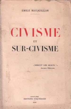 Imagen del vendedor de Civisme et sur-civisme a la venta por librairie philippe arnaiz