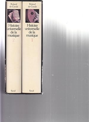 Bild des Verkufers fr Histoire universelle de la musique. 2 volumes dans un coffret zum Verkauf von le livre ouvert. Isabelle Krummenacher