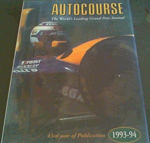 Bild des Verkufers fr Autocourse: The World's Leading Grand Prix Annual/1993-94 zum Verkauf von Chapter 1