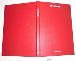 Bild des Verk�ufers f�r LPG-Gesetz - Kommentar zum Verkauf von Versandhandel f�r Sammler