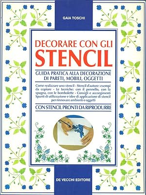 Imagen del vendedor de Decorare con gli stencil a la venta por Librodifaccia