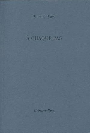 Seller image for A chaque pas for sale by LIBRAIRIE GIL-ARTGIL SARL