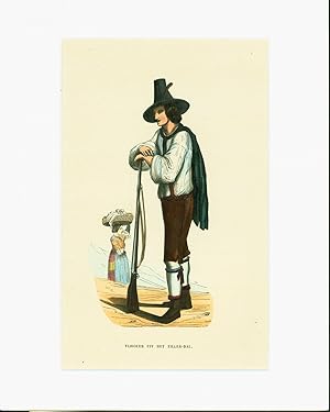 Seller image for Tyrolean of the Ziller Valley (Handcolored Lithograph) Tijroler Uit Het Ziller-Dal for sale by Eureka Books