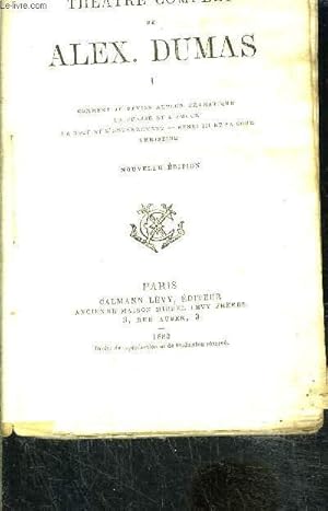 Image du vendeur pour THEATRE COMPLET- TOME 1 vendu seul- Comment je devins auteur dramatique- La chasse et l'amour- La noce et l'enterrement- Henri III et sa cour- Christine- VENDU EN L ETAT mis en vente par Le-Livre