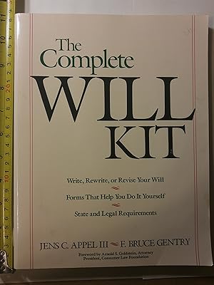 Seller image for The Complete Will Kit for sale by Early Republic Books