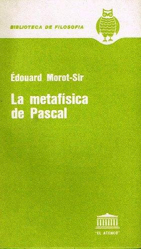 Imagen del vendedor de La metafsica de Pascal a la venta por LIBRERA LAS HOJAS