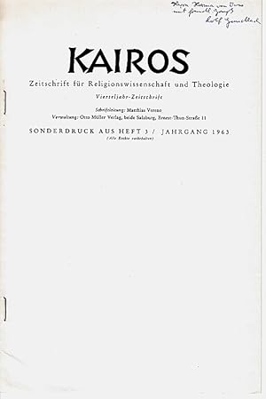 Bild des Verkufers fr Hathor - Min - Snofru. Zum religions- historischen Aspekt der altgyptischen Expeditionen. (Kairos). zum Verkauf von Librarium of The Hague