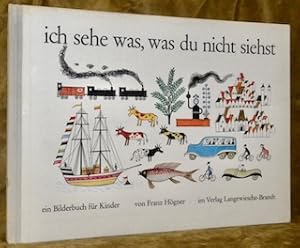 Imagen del vendedor de Ich sehe was, was du nicht siehst. Ein Bilderbuch fr Kinder. a la venta por Bouquinerie du Varis