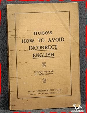 Hugo's How To Avoid Incorrect English