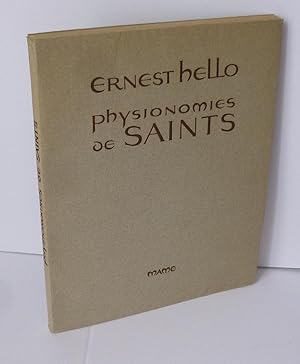 Bild des Verkufers fr Physionomies de saints. Illustrations de Georgette Boner. Prface de Mgr Bruno B. Heim. Mame. 1951. zum Verkauf von Mesnard - Comptoir du Livre Ancien