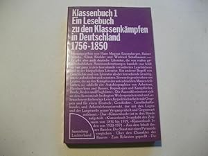 Bild des Verkufers fr Klassenbuch 1. Ein Lesebuch zun den Klassenkmpfen in Deutschland 1920-1971. zum Verkauf von Ottmar Mller