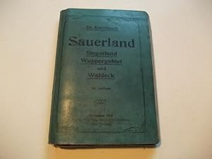 Imagen del vendedor de Sauerland. Siegerland, Wuppergebiet und Waldeck. a la venta por Ottmar Mller