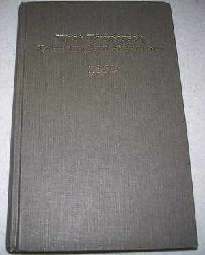 Imagen del vendedor de West Tennessee Combination Directory 1872: Containing the Histories and Directories of Jackson, Brownsville, and Trenton; the Representative Business Towns of West Tennessee, Together with Historical Sketches of Milan, Denmark and Spring Creek a la venta por Easy Chair Books