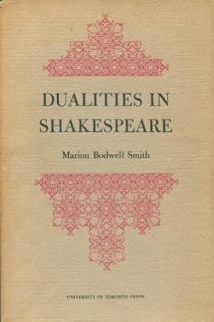 Dualities In Shakespeare