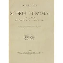 Bild des Verkufers fr Storia di Roma dall'et regia sino alle vittorie su Taranto e Pirro. Con dieci tavole e 211 incisioni nel testo zum Verkauf von Libreria Antiquaria Giulio Cesare di Daniele Corradi