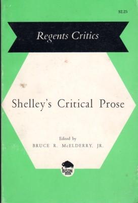 Imagen del vendedor de Shelley's Critical Prose a la venta por Reflection Publications