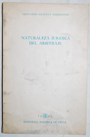 Imagen del vendedor de NATURALEZA JURIDICA DEL ARBITRAJE a la venta por Fbula Libros (Librera Jimnez-Bravo)