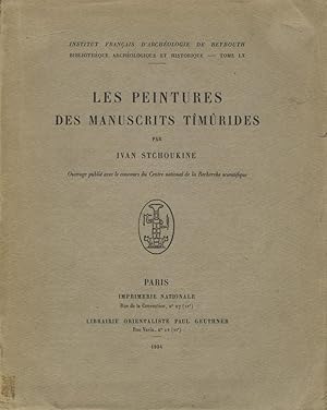 Seller image for Les Peintures des Manuscrits Timurides. for sale by FOLIOS LIMITED