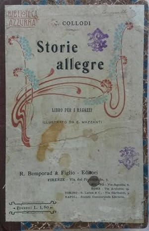 Bild des Verkufers fr STORIE ALLEGRE. Libro per i ragazzi illustrato da E.Mazzanti. zum Verkauf von studio bibliografico pera s.a.s.