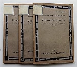 Imagen del vendedor de Rusch Lernbuch der Erdkunde fr die Brgerschulen und allgemeine Mittelschulen der Republik sterreich. 3 Bde. Teil 1: sterreich und das Deutsche Reich. Teil 2: Europa ohne sterreich und das Deutsche Reich. Teil 3: Die aue a la venta por Der Buchfreund