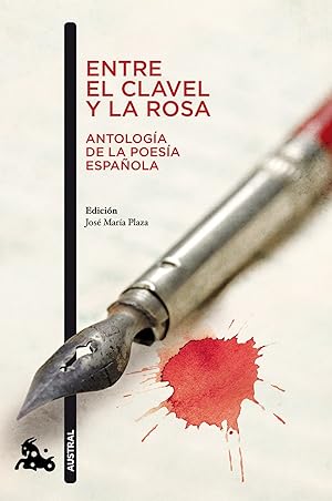 Bild des Verkufers fr Entre el clavel y la rosa (Antologa de la poesa espaola) zum Verkauf von Imosver