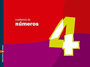 Cuaderno 4 de numeros (Infantil)