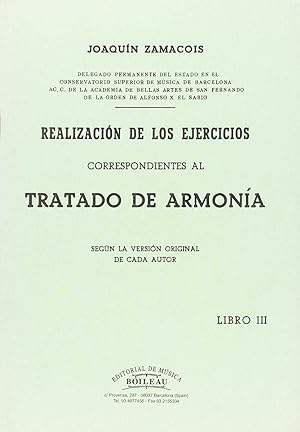 Seller image for Realizacin Ejer.Armona Vol.III for sale by Imosver