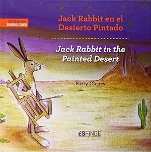 Bild des Verkufers fr Jack rabbit en el desierto pintado / jack rabbit in the pain zum Verkauf von Imosver