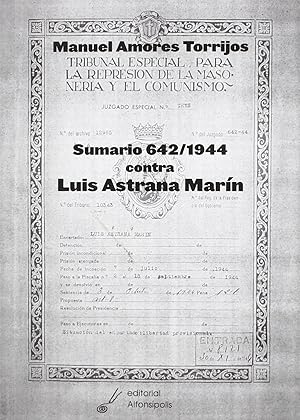 Imagen del vendedor de Sumario 642 1944 luis astrana marin a la venta por Imosver