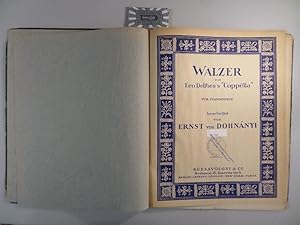 Bild des Verkufers fr Walzer aus Leo Delibes's "Copplia" fr Pianoforte. R. & Co. 4500. zum Verkauf von Druckwaren Antiquariat