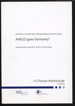 Bild des Verkufers fr AHELO goes Germany? Dokumentation des GfHf- und HIS-HF-Workshops. zum Verkauf von Antiquariat Bookfarm