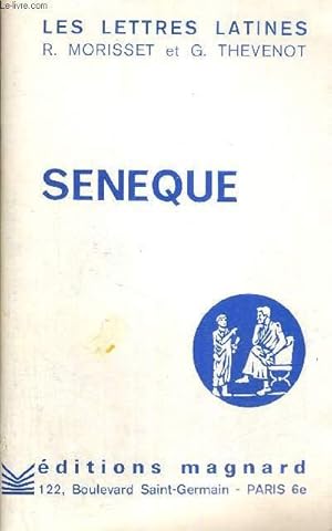 Bild des Verkufers fr SENEQUE - CHAPITRE XXIII DES LES LETTRES LATINES zum Verkauf von Le-Livre