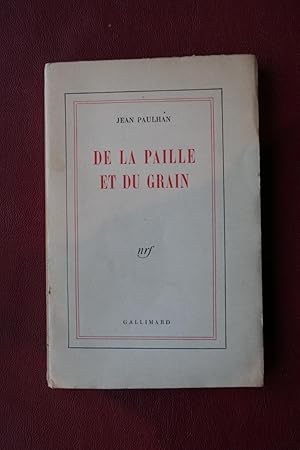 De la paille et du grain