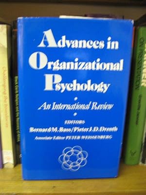 Bild des Verkufers fr Advances in Organizational Psychology: An International Review zum Verkauf von PsychoBabel & Skoob Books