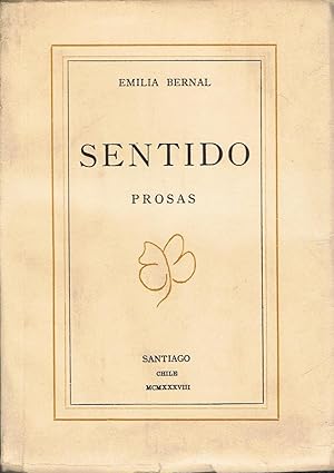 Seller image for SENTIDO. Prosas for sale by Librera Torren de Rueda