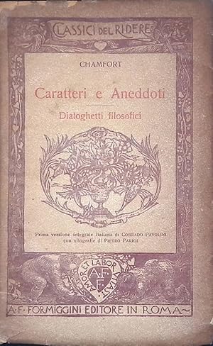 Caratteri e aneddoti. Dialoghetti filosofici