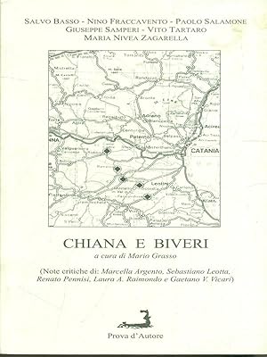 Seller image for Chiana e Biveri for sale by Librodifaccia