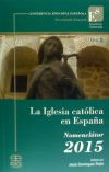 La Iglesia católica en España: Nomenclátor 2015