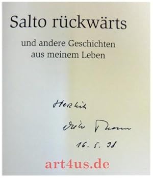 Salto rückwärts und andere Geschichten aus meinem Leben [signiertes Exemplar]