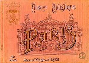 Album Artistique Paris. 40 Vues.Notices in Englisch and French.
