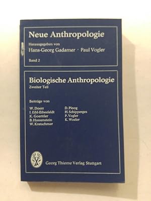 Seller image for Biologische Anthropologie II. (Bd. II) for sale by ANTIQUARIAT Franke BRUDDENBOOKS