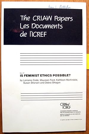 Is Feminist Ethics Possible?