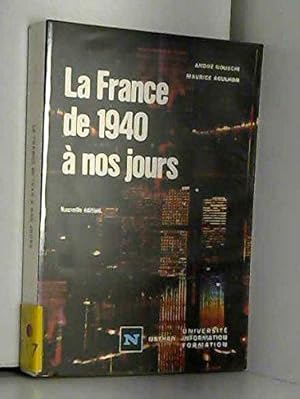 Bild des Verkufers fr La France de 1940  nos jours (Nathan universit, information, formation) zum Verkauf von JLG_livres anciens et modernes