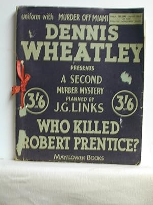 WHO KILLED ROBERT PRENTICE?