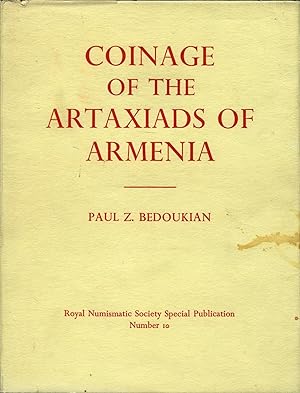 Imagen del vendedor de Coinage of the Artaxiads of Armenia, signed copy a la venta por Charles Davis